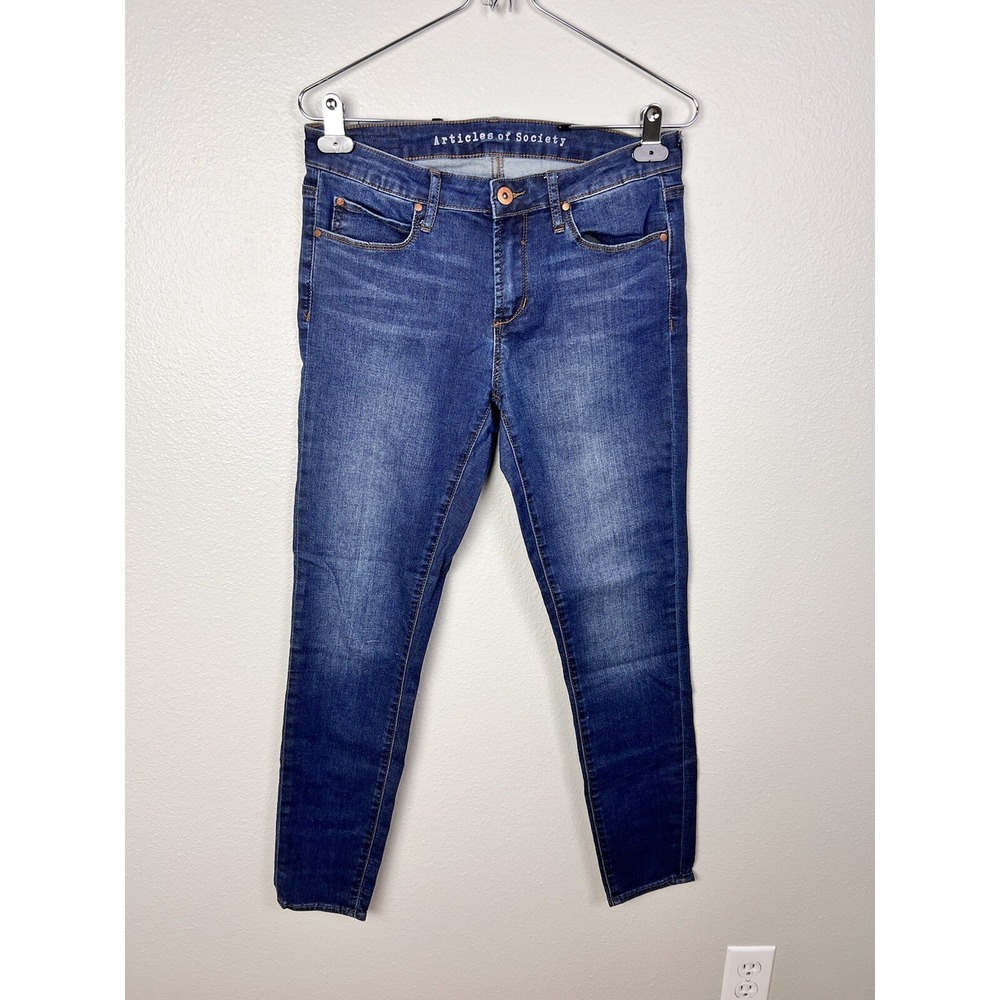 Articles of Society Womens Size 29 Jeans Skinny Medium Wash Mid Rise
